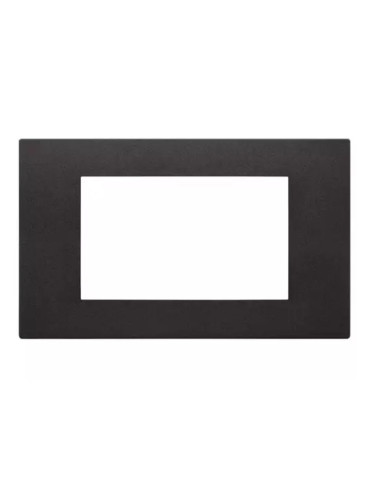 Placca 4 Moduli Nero Serie Linea VIMAR - 30654.02