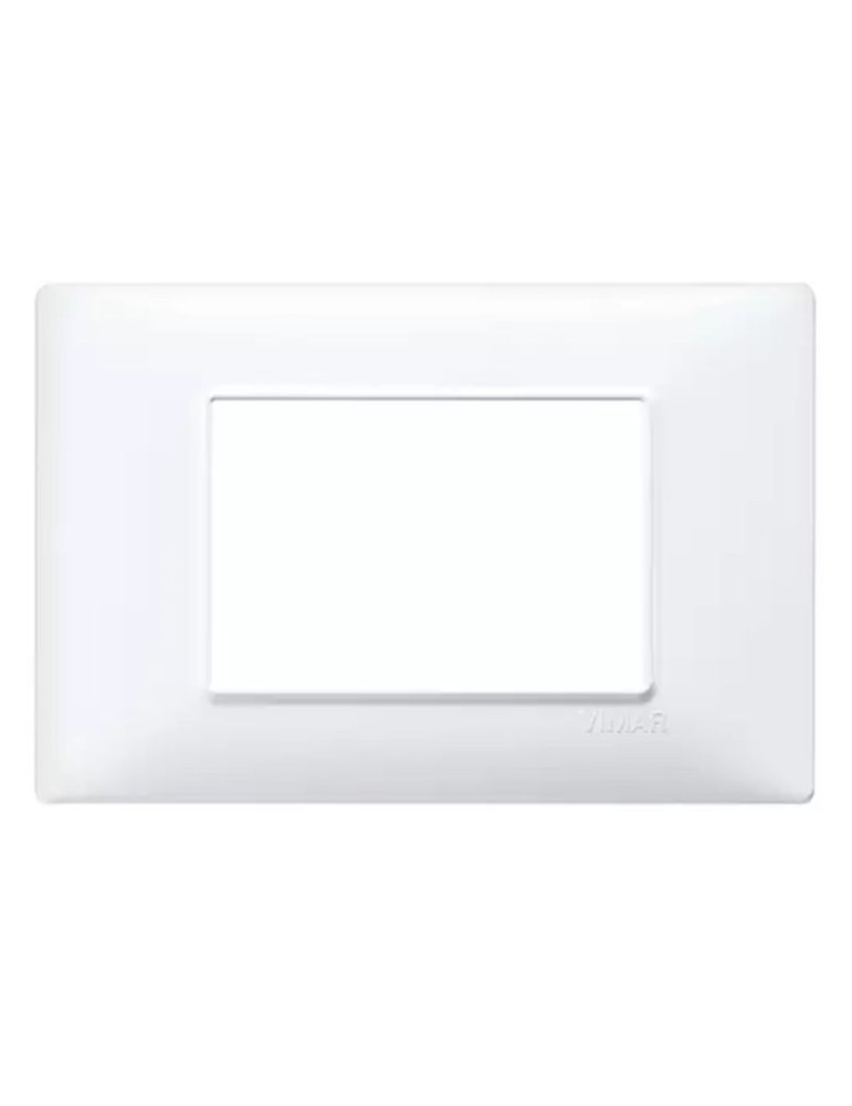 Placca 3 Moduli Bianco Serie Plana VIMAR - 14653.01