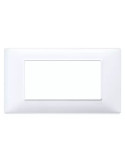 Placca 4 Moduli Bianco Serie Plana VIMAR - 14654.01