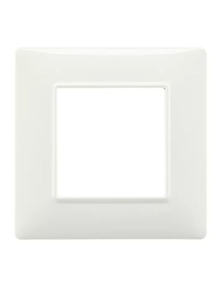 Placca 2 Moduli Avorio Serie Plana VIMAR - 14642.02