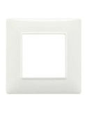 Placca 2 Moduli Avorio Serie Plana VIMAR - 14642.02