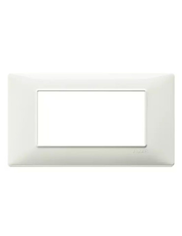 Placca 4 Moduli Avorio Serie Plana VIMAR -14654.02