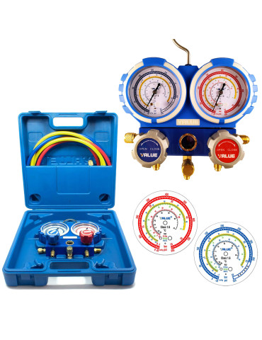 Value Gruppo Manometrico Analogico 2 Vie GENERALGAS - F-AF-GMVMG-R32-B