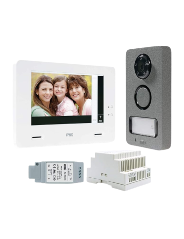 Kit Monofamiliare Videocitofono A Colori MINI NOTE URMET - 1722/85