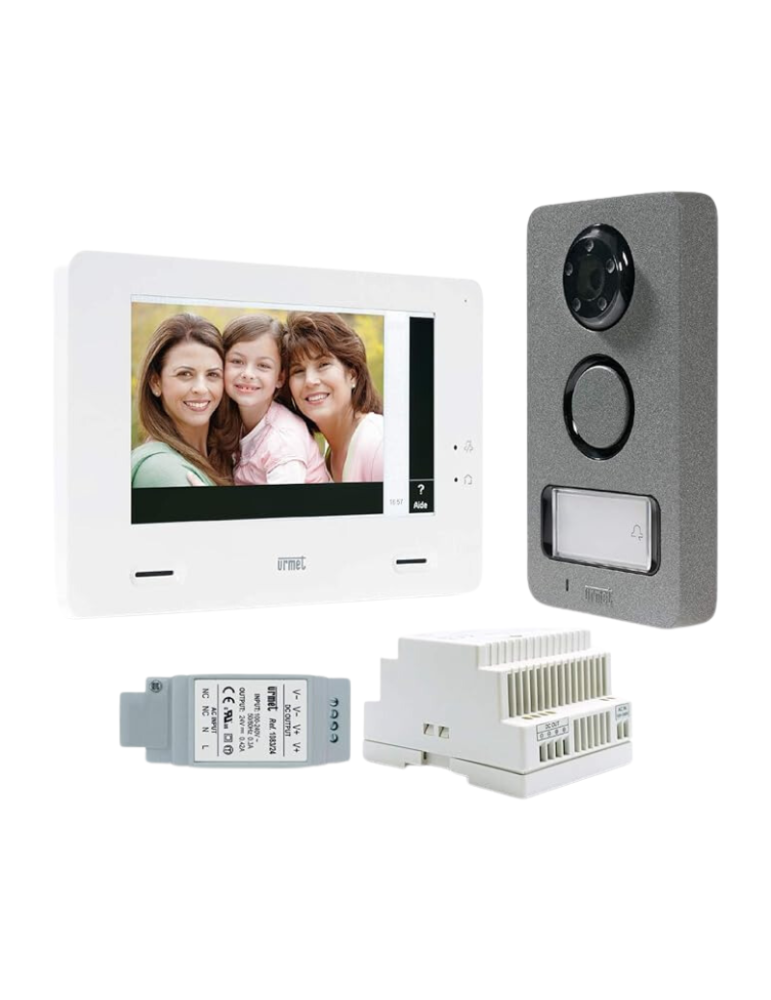 Kit Monofamiliare Videocitofono A Colori MINI NOTE URMET - 1722/85