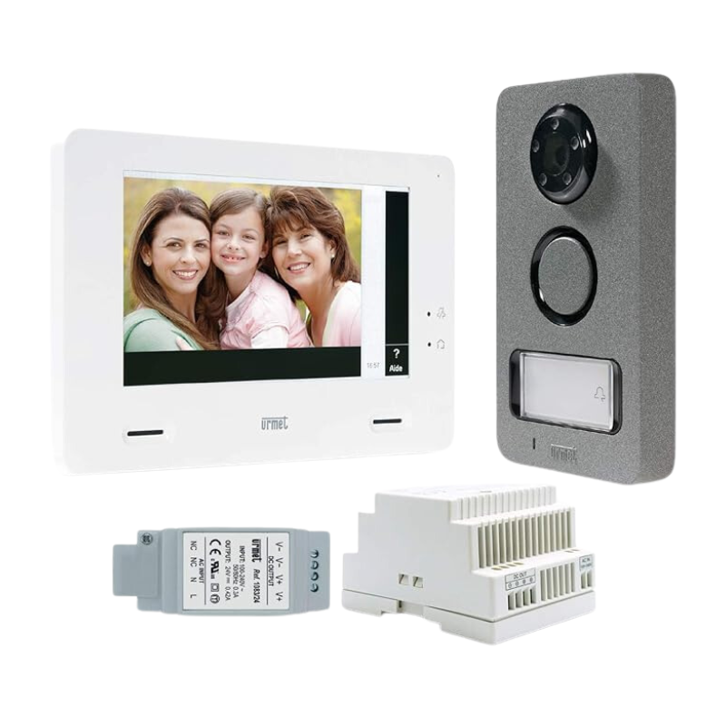 Kit Monofamiliare Videocitofono A Colori MINI NOTE URMET - 1722/85