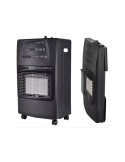 Stufa A Gas Pieghevole Grigio Scuro 4200W Max VINCO - 71417/B
