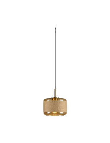 Lampadario A Sospensione E27 Rope 19 Ambra/oro SLV - 1007597 ROPE19