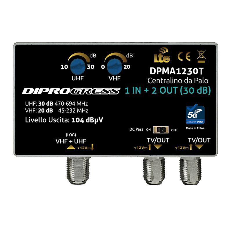 Amplificatore Da Paolo Log 1 Ingresso DIPROGRESS - DPMA2130T