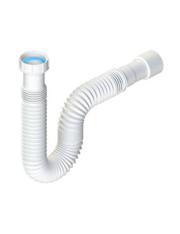 Tubo Di Scarico Compattabile Ed Estendibile DN32/40 Ghiera In Plastica L.B. PLAST - D223