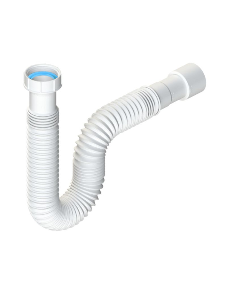 Tubo Di Scarico Compattabile Ed Estendibile DN32/40 Ghiera In Plastica L.B. PLAST - D223