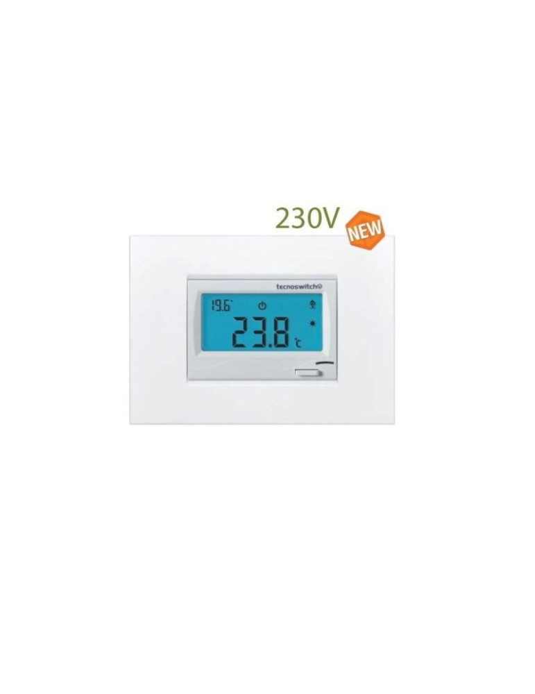 Termostato Touch 230V 503 Ad Incasso Grigio Scuro TINTORETTO TECNOSWITCH - TE315VG