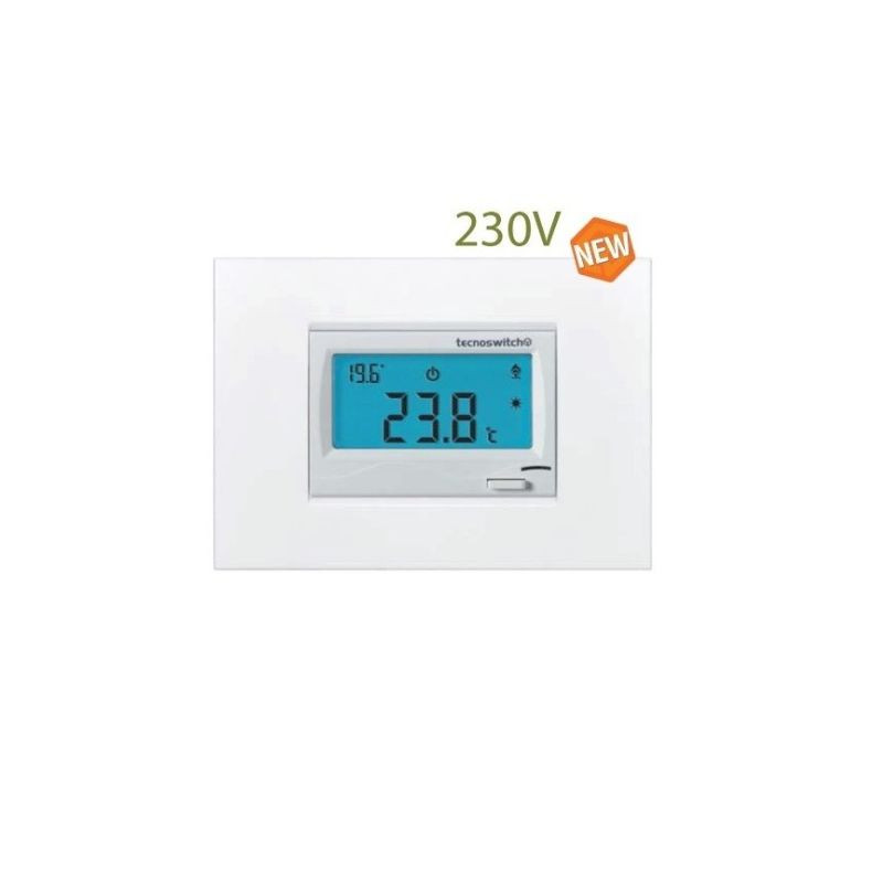 Termostato Touch 230V 503 Ad Incasso Grigio Scuro TINTORETTO TECNOSWITCH - TE315VG