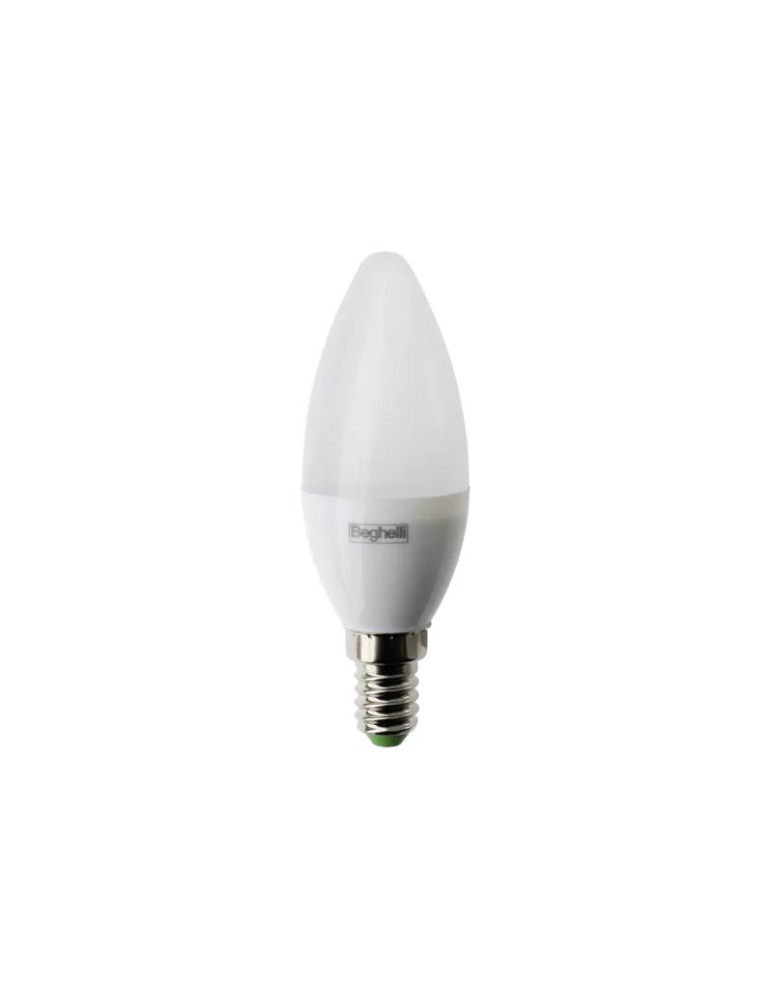 Lampadina A Led Saving Oliva E14 7W Luce Fredda 6500K BEGHELLI - 56979
