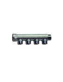Collettore Componibile Lineare M-F Cromato 4 Vie 1'' Int. 36mm FAR - 3400 1