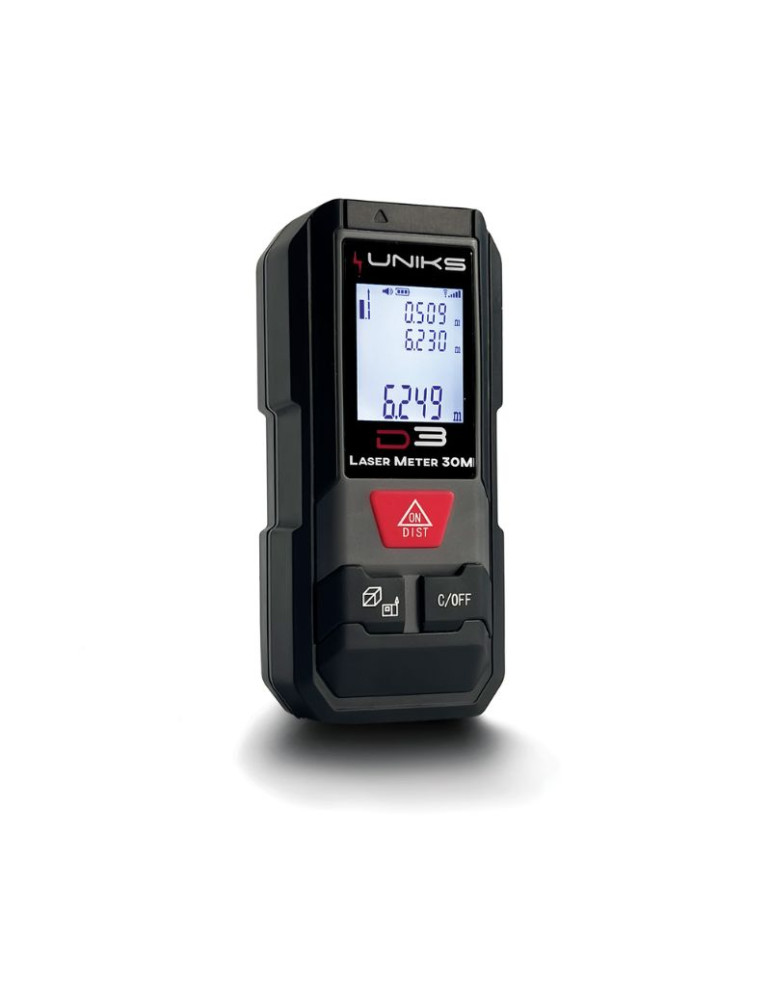Misuratore Laser M30 Professionale Metodo Pitagora UNIKS - D3