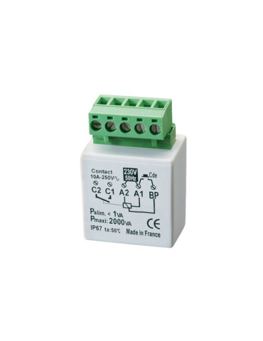 Modulo Relè Elettronico Passo Passo Temporizzabile 2000W MTR2000E Sistema Filiare Ad Incasso Yokis URMET - 5454350