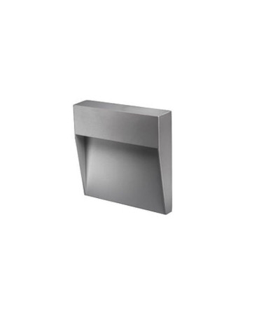 Segnapasso BILBAO 3 Grigio Marina SQUARED 3W Ip65 Cct Selezionabile BOTLIGHTING - BILBAO3MQ