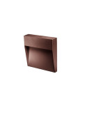 Segnapasso BILBAO 3 Corten SQUARED 3W Ip65 Cct Selezionabile BOTLIGHTING - BILBAO3CQ