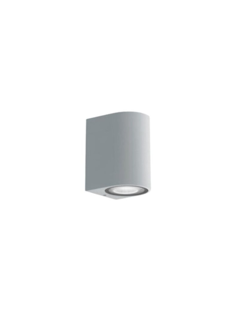 Applique Da Parete In Alluminio Grigio Marina CORDOVA 1 BOT LIGHTING - CORDOVA1M