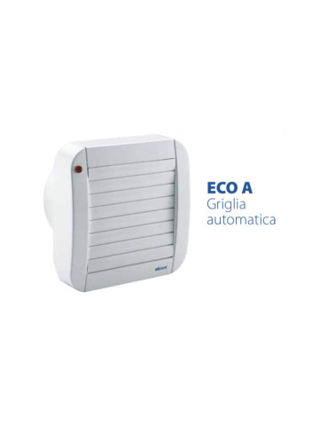 Aspiratore Elicoidale ECO LINE 120 A Con Serranda Automatica ELICENT - 2MU6202