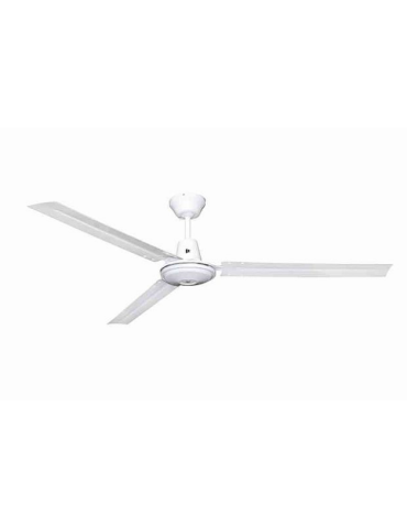 Ventilatore A Soffitto BIANCO 140 3 Pale Metallo Professionale 140cm CFG - EV025