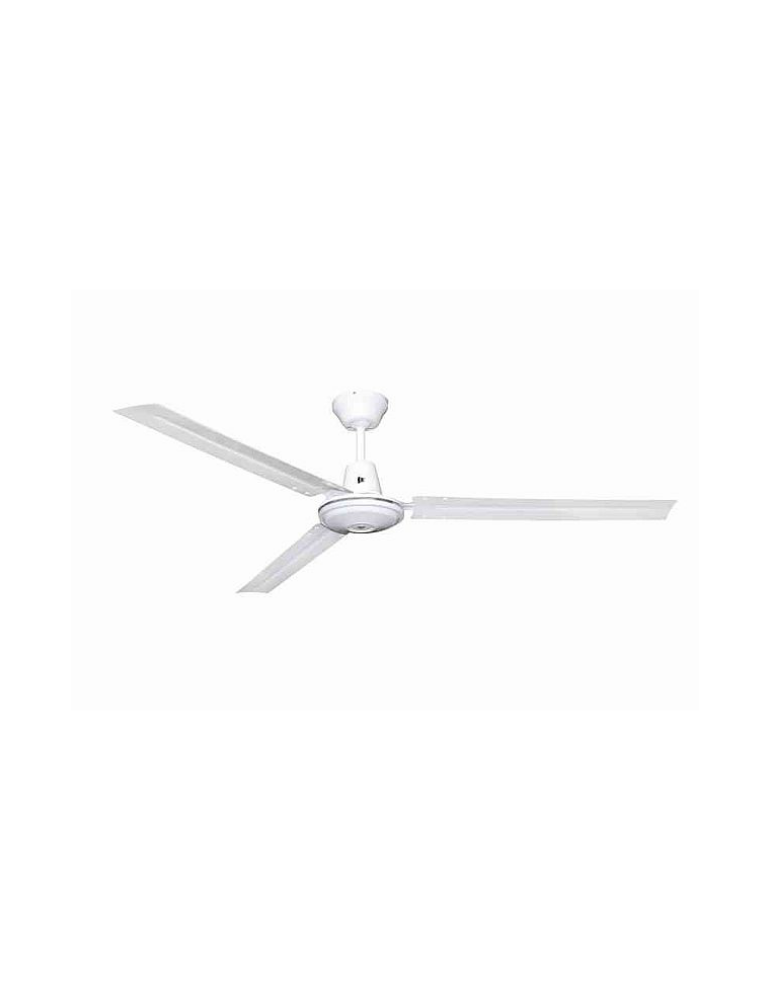 Ventilatore A Soffitto BIANCO 140 3 Pale Metallo Professionale 140cm CFG - EV025