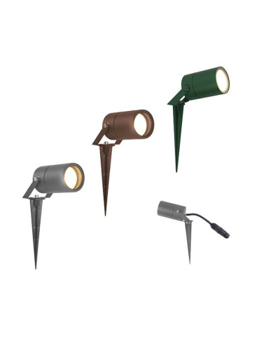Picchetto Da Giardino coten Faretto Spiky1 Ground Spike Light Luce Outdoor Led GU10 IP65 Shot BOT LIGHTING - SPIKY1C