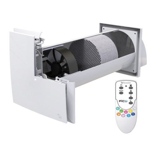 PICO PRO+ 60 Aspiratore/Estrattore Statico con Recupero di Calore a Parete TECNOSYSTEMI - TNSACD100054