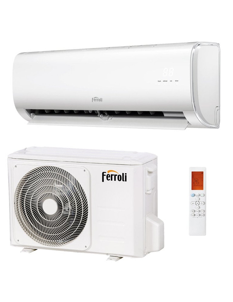 Condizionatore Ferroli Giada S 18000 BTU R32 Inverter Classe A++ WiFi FERROLI - FER2CP001JF FER2CP001NF