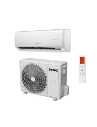 Condizionatore Ferroli Giada S 24000 BTU R32 Inverter Classe A++ WiFi FERROLI - FER2CP001KF FER2CP001OF