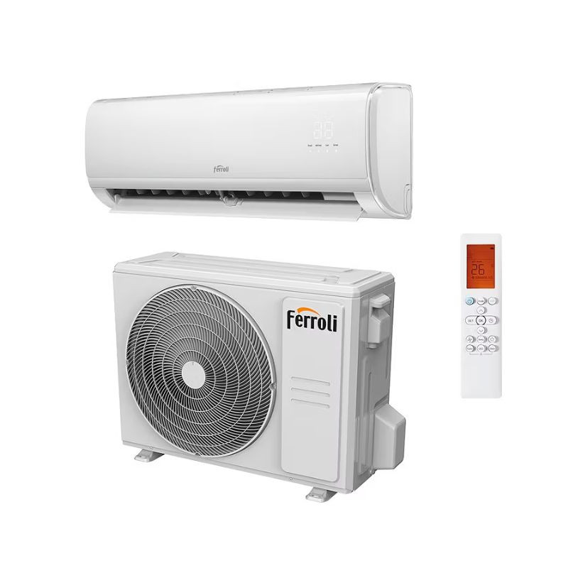 Condizionatore Ferroli Giada S 24000 BTU R32 Inverter Classe A++ WiFi FERROLI - FER2CP001KF FER2CP001OF