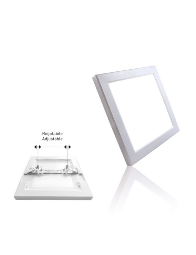 Plafoniera DOWNLIGHT OSLO SQUARED Bianco Pannello Squadrato CCT Selezionabile BOT LIGHTING - OSLO185XQ