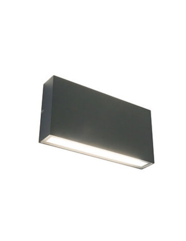 Applique Led Da Parete Rettangolare MADRID 24 Antracite Doppia Emissione 24W BOT LIGHTING - MADRID24GK