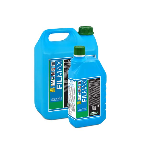 Liquido FILMAX+Thermakil Trattamento Acque Addolcimento Filtrazione Per Impianti Termici FACOT - IDRFILM FIL1000E