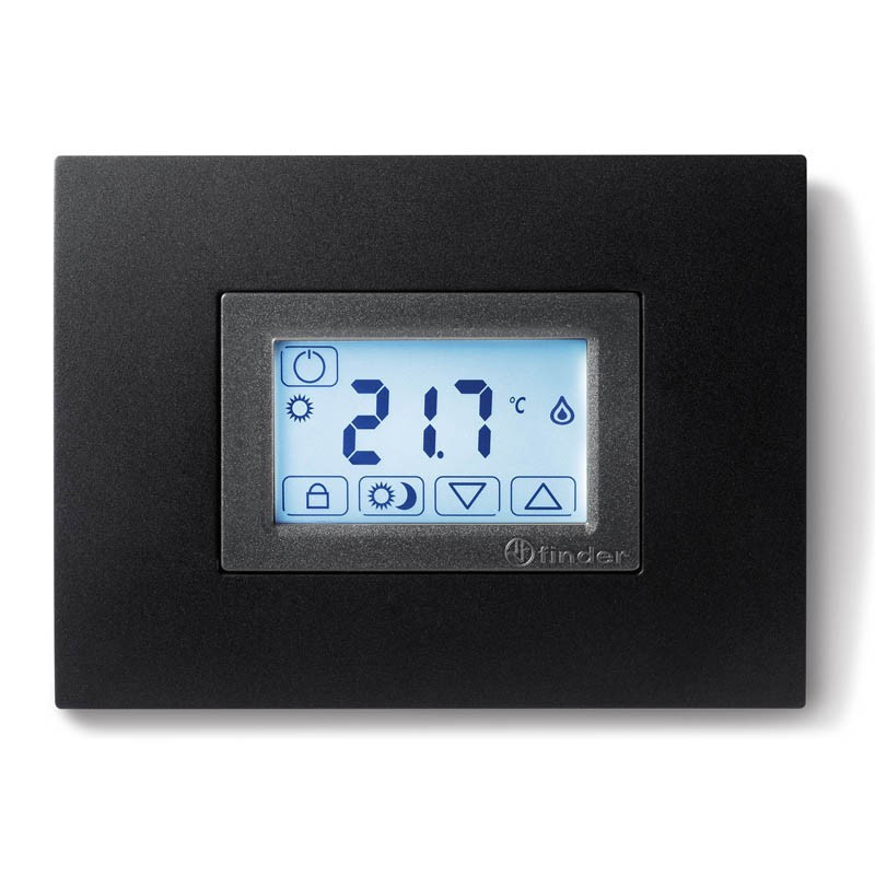 Termostato Da Incasso Touch Screen Nero FINDER - 1T5190032000
