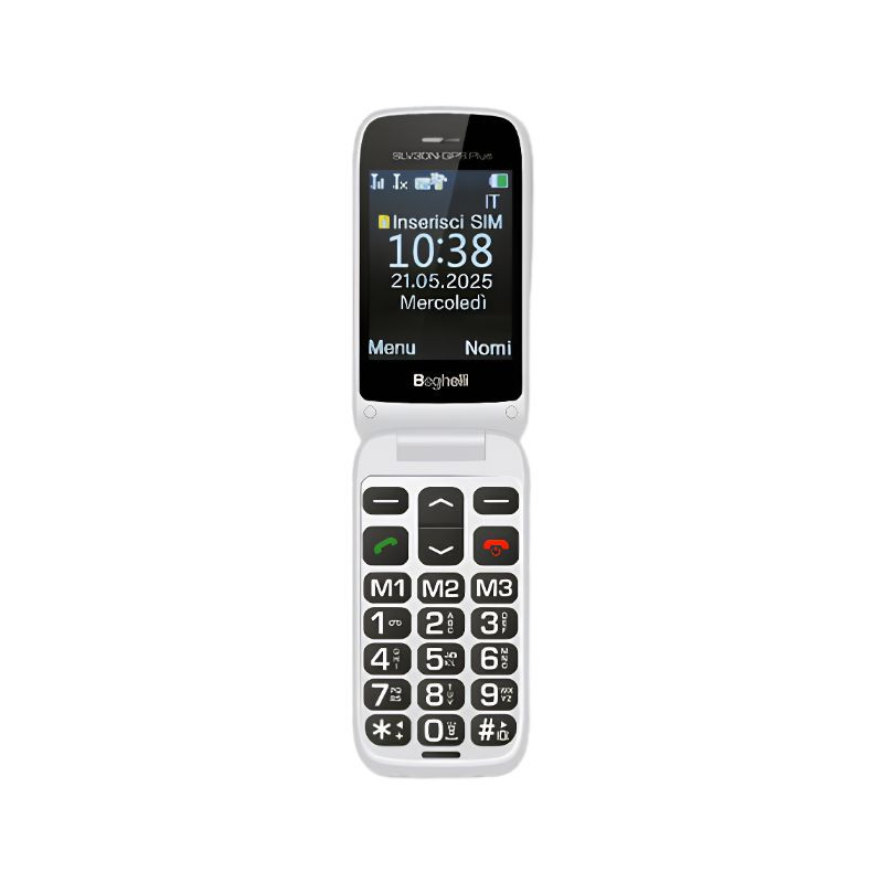 Telefono Salvavita Phone SLV30N-GPS Plus Silver BEGHELLI - 9201N