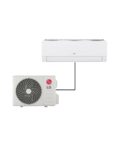 Condizionatore Monosplit DUALCOOL LIBERO SMART LG Wi-fi 12000 BTU LG - EZ12CSN.CSJ1+EZ12CSU.CA31